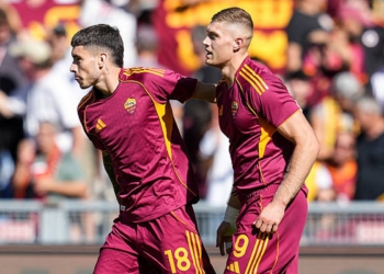 Matias Soulé, Artem Dovbyk e Mario Hermoso - Photo by Domenico Cippitelli