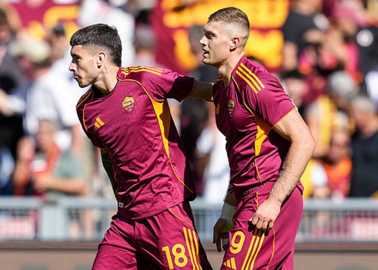 Matias Soulé, Artem Dovbyk e Mario Hermoso - Photo by Domenico Cippitelli