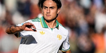 Dybala Esulta gol Sassuolo-Roma 3 26102025