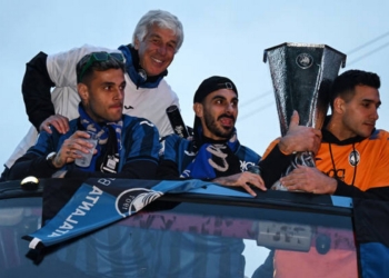 Gasperini Esulta vittoria Europa League 31052024