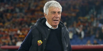 Gasperini Panchina sorridente Roma-Parma 3 29102025