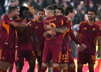 Hermoso e Dovbyk Esultano gol Roma-Parma 29102025