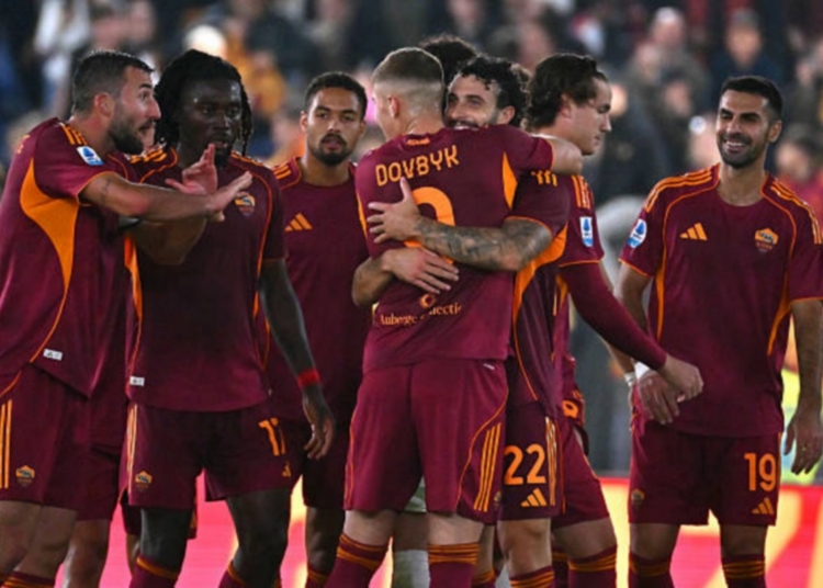 Hermoso e Dovbyk Esultano gol Roma-Parma 29102025