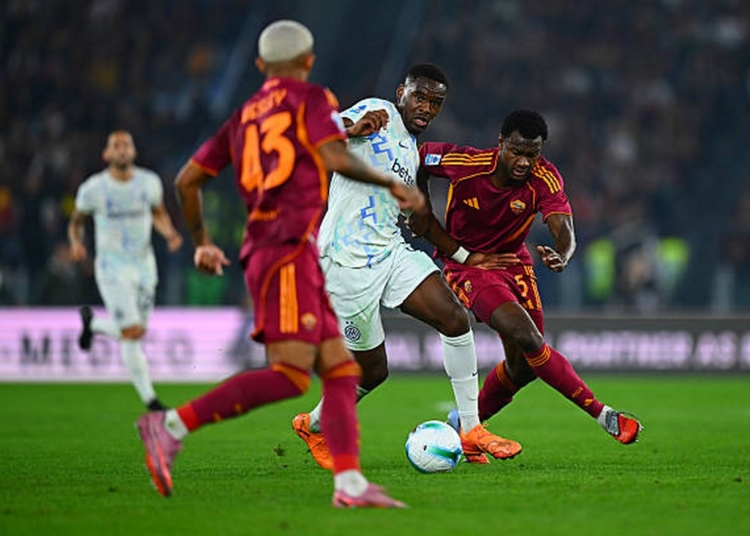 N'Dicka Azione Roma-Inter 18102025