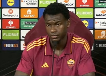 N'Dicka Conferenza pre gara Roma-Lille 01102025