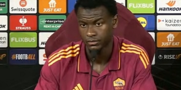 N'Dicka Conferenza pre gara Roma-Lille 01102025