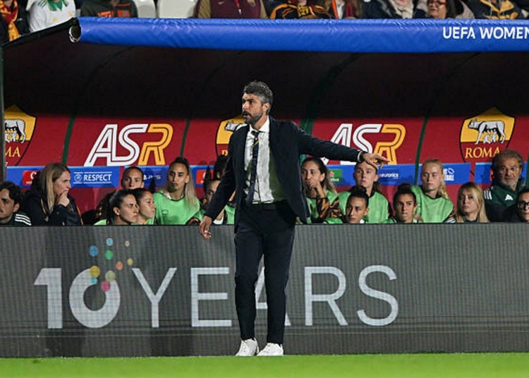 Rossettini Panchina Roma-Barcellona 15102025