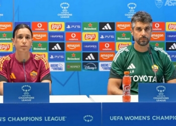 Luca Rossettini e Lucia Di Guglielmo - Photo by Tuttoasroma