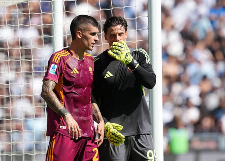 Svilar e Mancini Azione Lazio-Roma 21092025