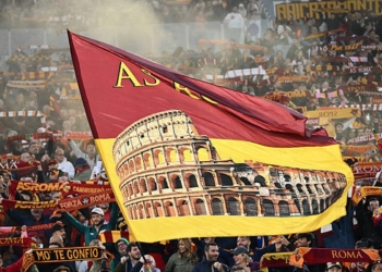 Tifosi romanisti Roma-Lille 02102025