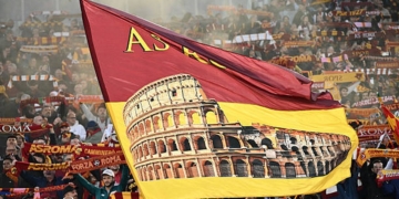 Tifosi romanisti Roma-Lille 02102025