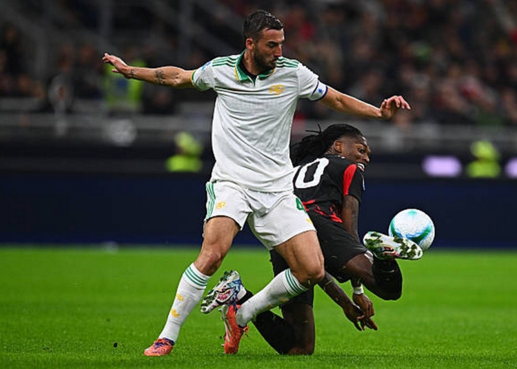 Cristante Azione Milan-Roma 02112025