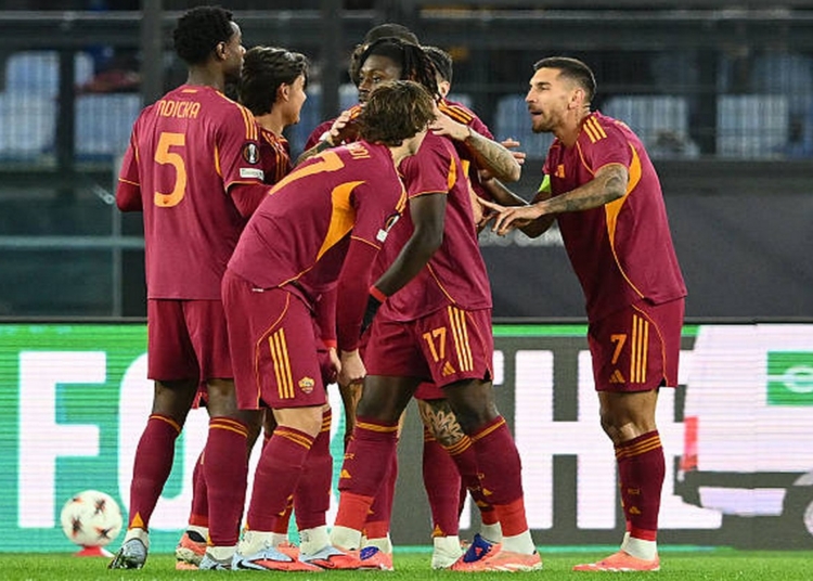 El Aynaoui Esulta gol Roma-Midtjylland 27112025