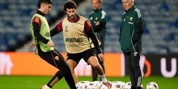 Gasperini Rifinitura Rangers-Roma 05112025