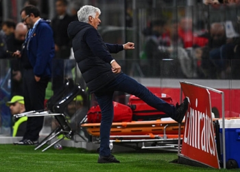 Gasperini Panchina arrabbiato Milan-Roma 2 02112025