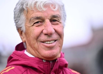 Gasperini Panchina sorridente Cremonese-Roma 23112025