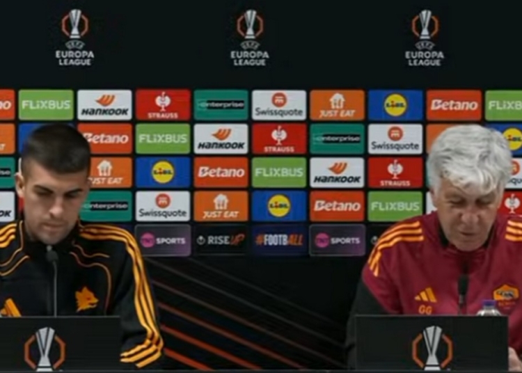 Gasperini e Mancini Conferenza pre gara Rangers-Roma 05112025