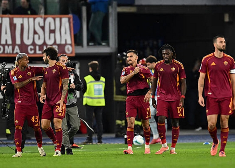 Pellegrini Esulta gol 2 Roma-Udinese 09112025