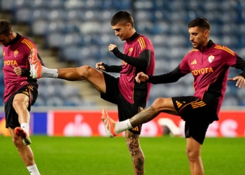 Pellegrini Rifinitura Rangers-Roma 05112025