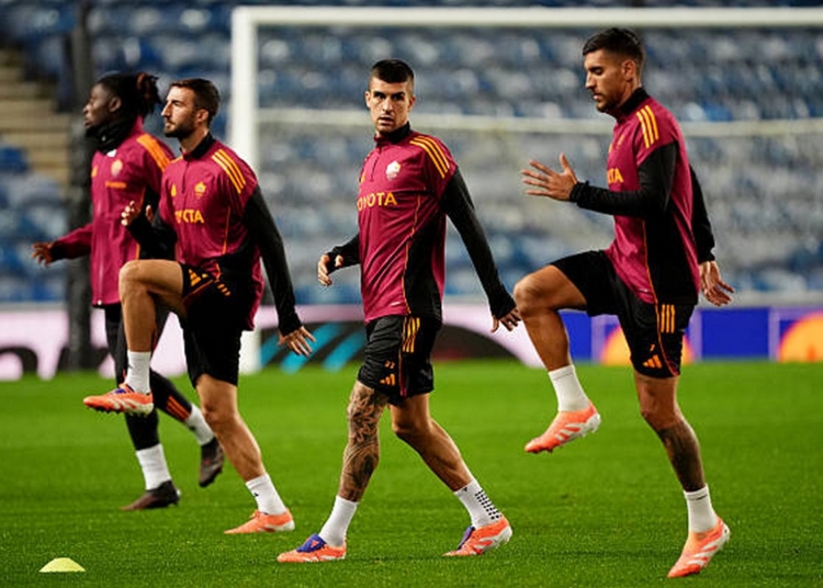 Pellegrini Rifinitura Rangers-Roma 2 05112025