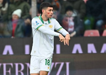 Soulé Esulta gol Cremonese-Roma 23112025