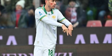 Soulé Esulta gol Cremonese-Roma 23112025