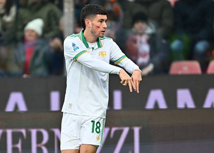 Soulé Esulta gol Cremonese-Roma 23112025