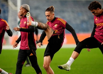 Tsimikas Rifinitura Rangers-Roma 05112025