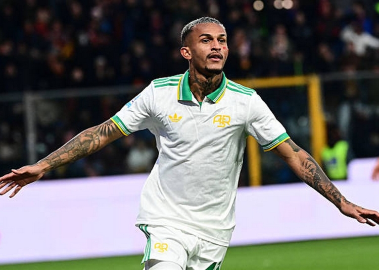 Wesley Esulta gol Cremonese-Roma 2 23112025