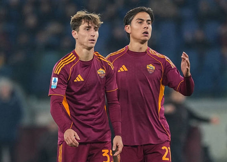 Baldanzi e Dybala Azione Roma-Napoili 30112025