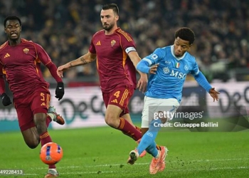 Cristante e N'Dicka Azione Roma-Napoli 30112025