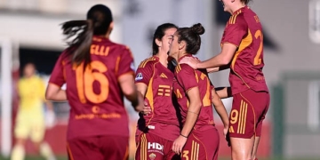 Femminile Bergamaschi Esulta gol Roma-Juventus 06122025