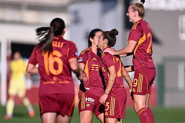 Femminile Bergamaschi Esulta gol Roma-Juventus 06122025
