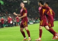Ferguson Esulta gol Celtic-Roma 11122025
