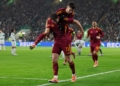 Ferguson Esulta gol Celtic-Roma 2 11122025