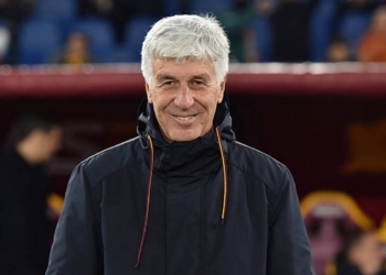 Gasperini Panchina sorridente Roma-Como 15122025