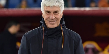 Gasperini Panchina sorridente Roma-Como 15122025