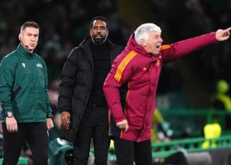 Gasperini Panchina Celtic-Roma 11122025