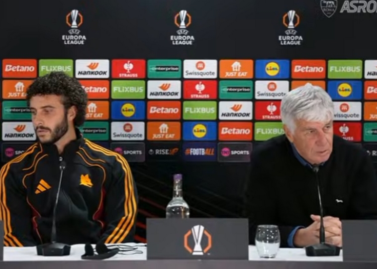 Gasperini e Hermoso Conferenza pre gara Celtic-Roma 10122025