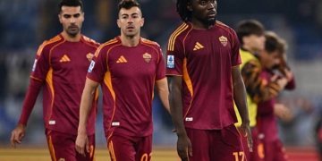 Koné Deluso con El Shaarawy e Celik Roma-Napoli 30112025
