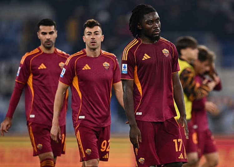 Koné Deluso con El Shaarawy e Celik Roma-Napoli 30112025