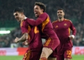 Mancini Esulta gol Celtic-Roma 11122025