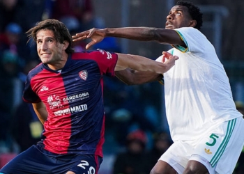 N'Dicka Azione Cagliari-Roma 07122025