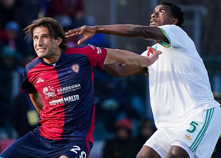 N'Dicka Azione Cagliari-Roma 07122025