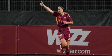 FEMMINILE Viens Esulta gol Roma-Lazio 28012026
