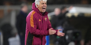 Gasperini Panchina Lecce-Roma 3 06012026