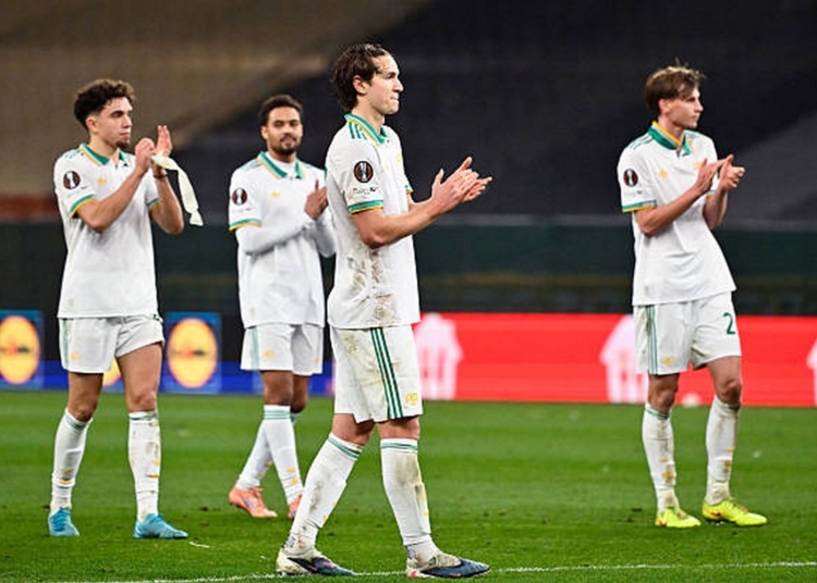 Ghilardi sotto il settore ospiti Panathinaikos-Roma 29012026