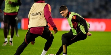 Koné e Soulé Riscaldamento Celtic-Roma 05112025