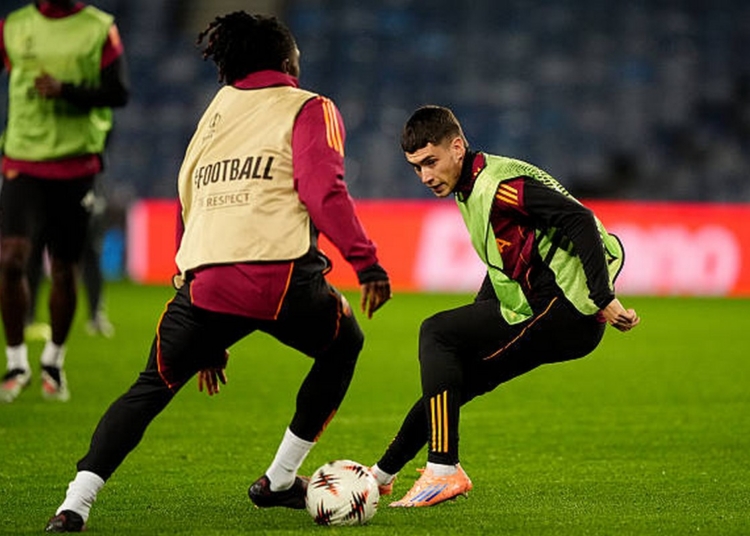 Koné e Soulé Riscaldamento Celtic-Roma 05112025