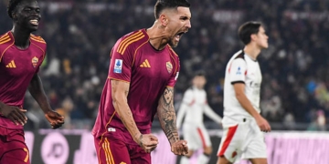 Pellegrini Esulta gol Roma-Milan 2 25012026